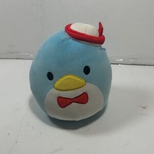 Squishmallows Blue Penguin with Red Hat and Bow